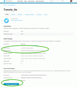 acces token twitter-api